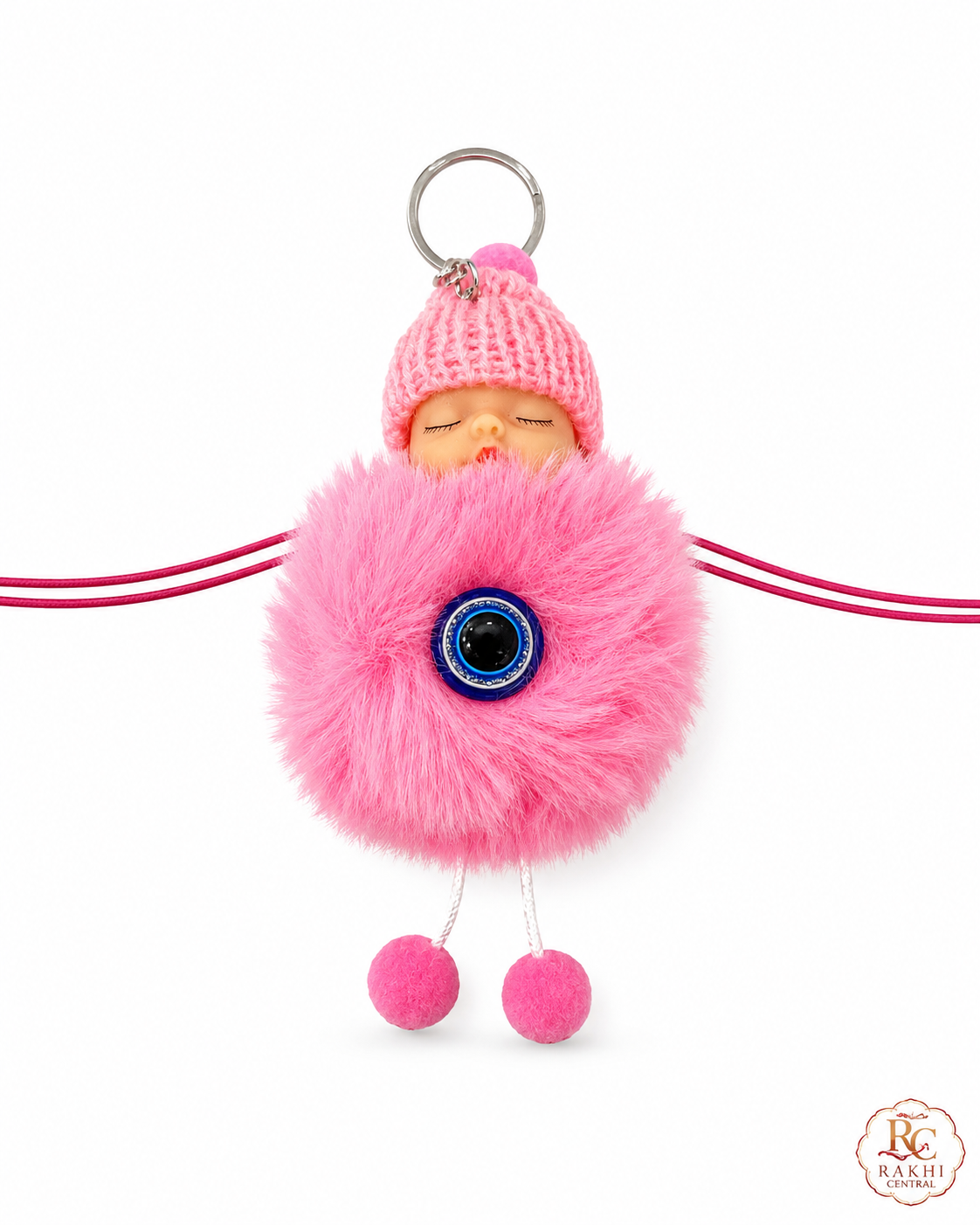 Sleeping Baby Doll Keychain Rakhi
