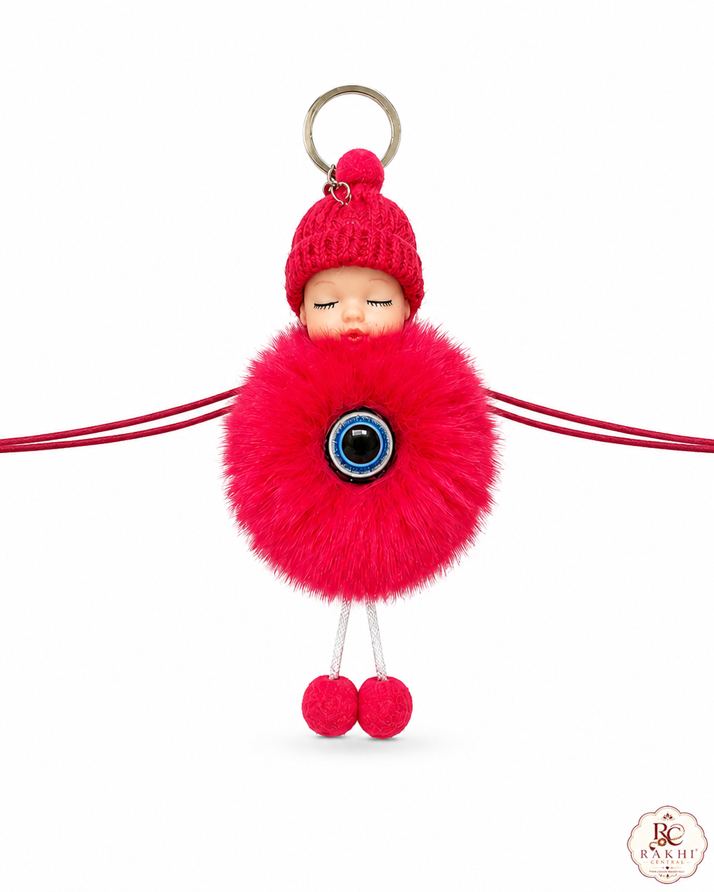 Sleeping Baby Doll Keychain Rakhi