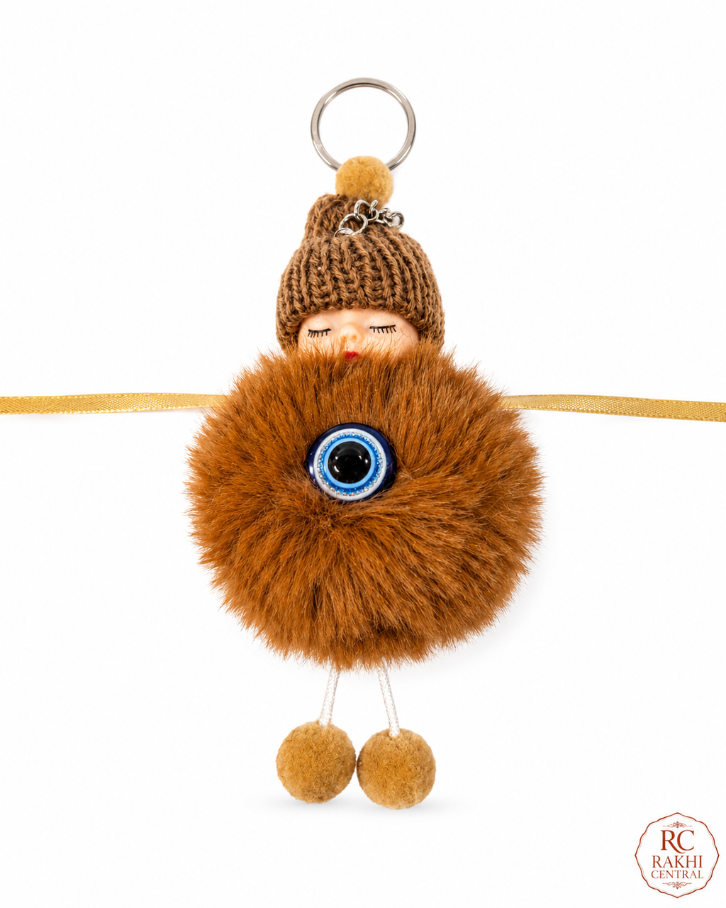 Sleeping Baby Doll Keychain Rakhi