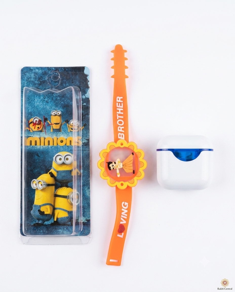Kids Bracelet Rakhi with Mini Sharpener