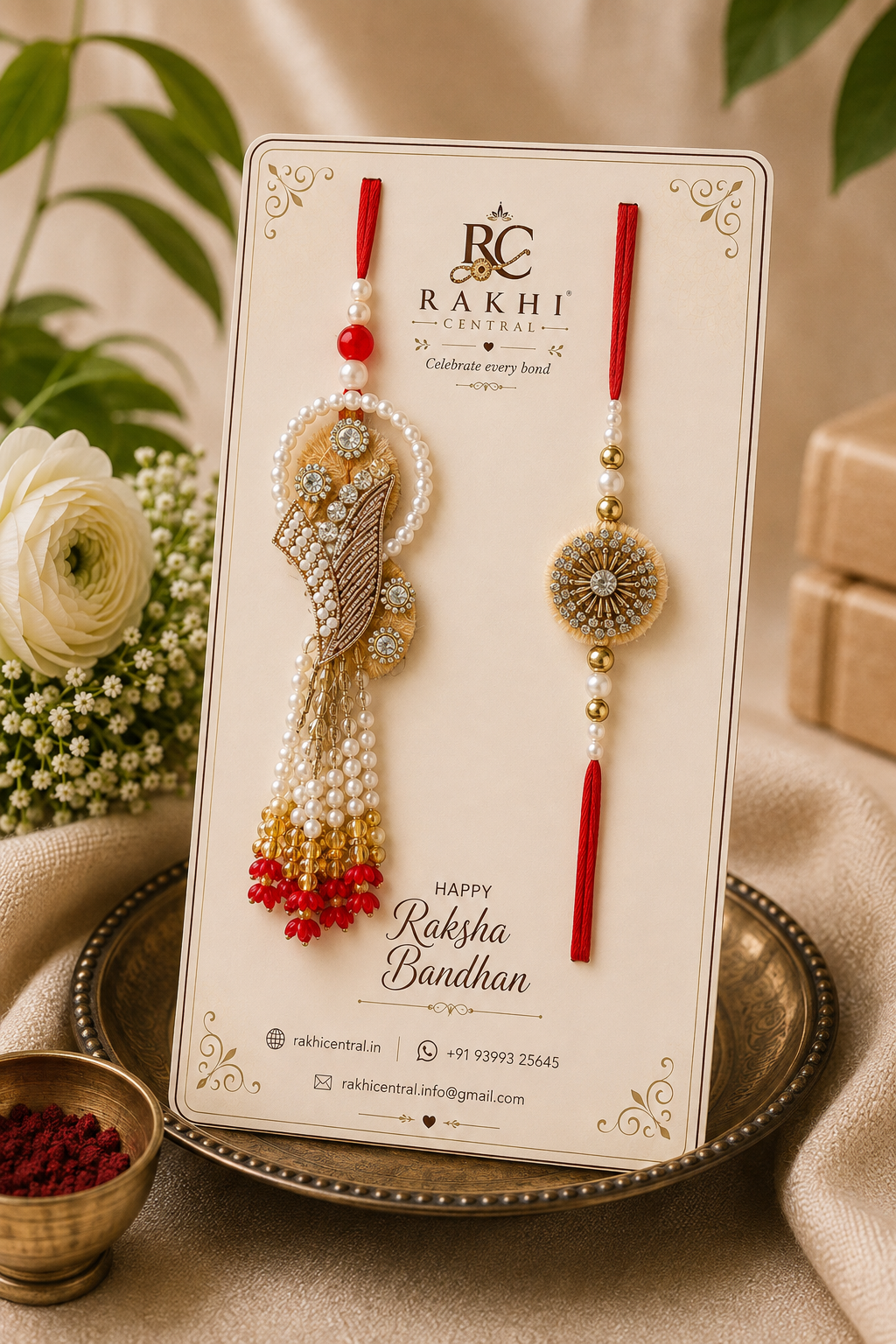 Pearl Leaf Royale Bhaiya Lumba Set