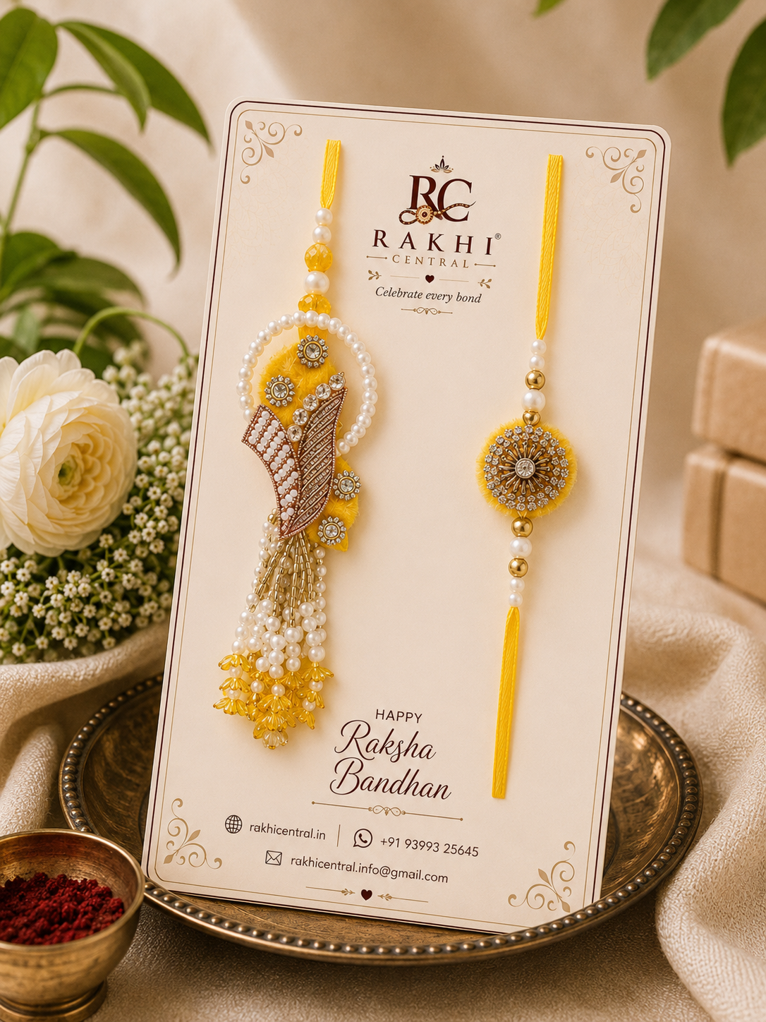 Pearl Leaf Royale Bhaiya Lumba Set