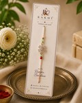 Premium Crystal Floral Designer Rakhi